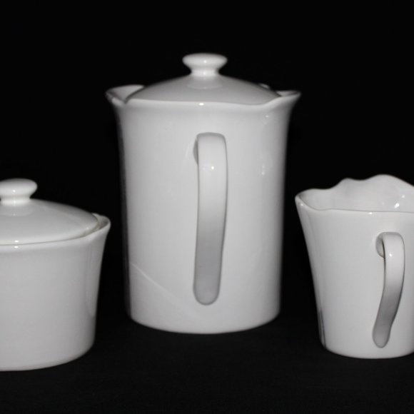 Classic Collection Platinum Series Tea Set | Teapot Sugar Bowl Creamer - Picture 8 of 8